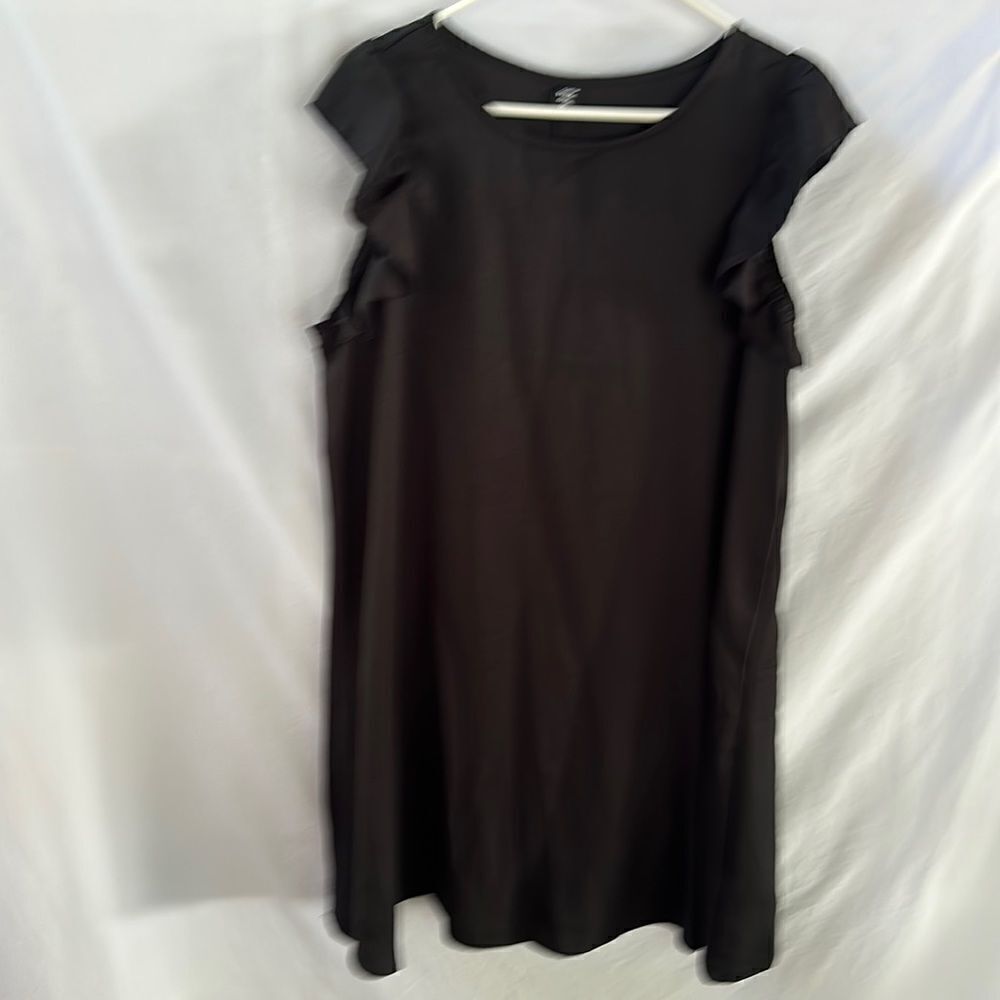 SHEIN back flutter sleeve dress